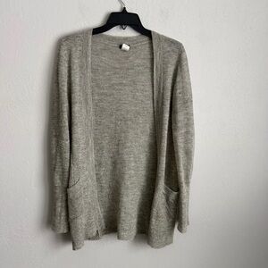 J. Crew Women's Heather Gray Cardigan